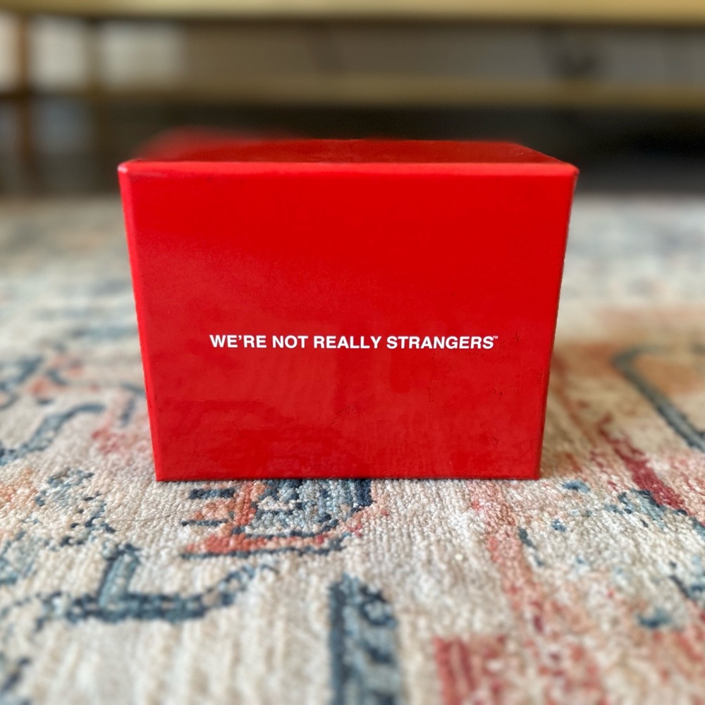 We’re Not Really Strangers card game